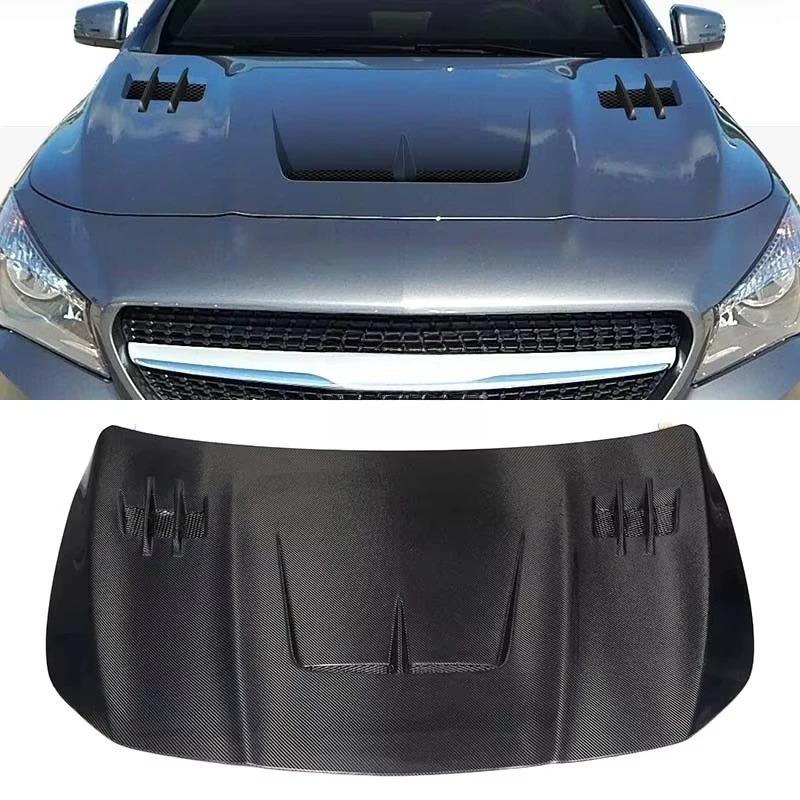 Modification  CLA W117 R Model Modified Car Engine Hood New Carbon Fiber Head Cover Black Mesh Screw-On